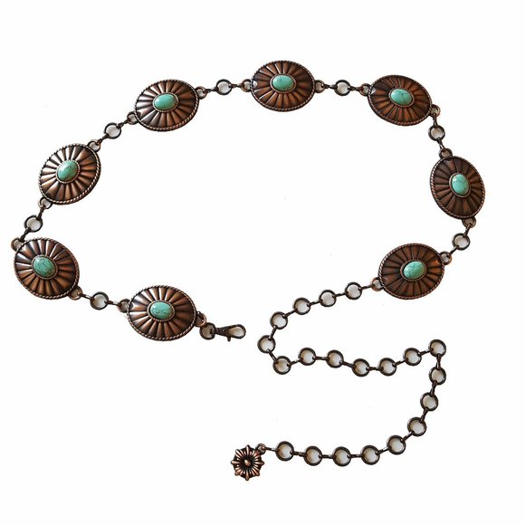Stone chain belt